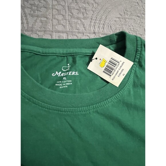 2022 Authentic Masters T Shirt Double Sided Men’s Green Augusta XL - Picture 3 of 6